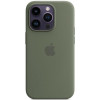 Borofone Silicone Full Case AAA MagSafe IC for iPhone 14 Pro Olive (Orig14POlive) - зображення 1