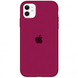   Borofone Silicone Full Case AA Open Cam for Apple iPhone 11 Maroon (FullOpeAAKPi11-35)