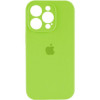 Borofone Silicone Full Case AA Camera Protect for Apple iPhone 15 Pro Max Shiny Green (FullAAi15PM-24) - зображення 1