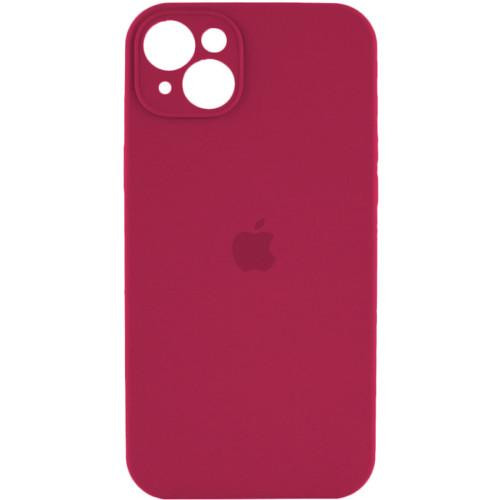 Borofone Silicone Full Case AA Camera Protect for Apple iPhone 14 Maroon (FullAAi14-35) - зображення 1