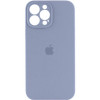 Borofone Silicone Full Case AA Camera Protect for Apple iPhone 15 Pro Sierra Blue (FullAAi15P-53) - зображення 1