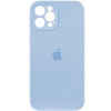 Borofone Silicone Full Case AA Camera Protect for Apple iPhone 12 Pro Max Mist Blue (FullAAi12PM-27) - зображення 1