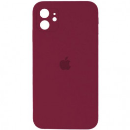   Borofone Silicone Full Case AA Camera Protect for Apple iPhone 12 Plum (FullAAi12-47)