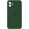 Borofone Silicone Full Case AA Camera Protect for Apple iPhone 12 Atrovirens (FullAAi12-40) - зображення 1