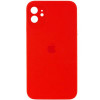 Borofone Silicone Full Case AA Camera Protect for Apple iPhone 12 Red (FullAAi12-11) - зображення 1