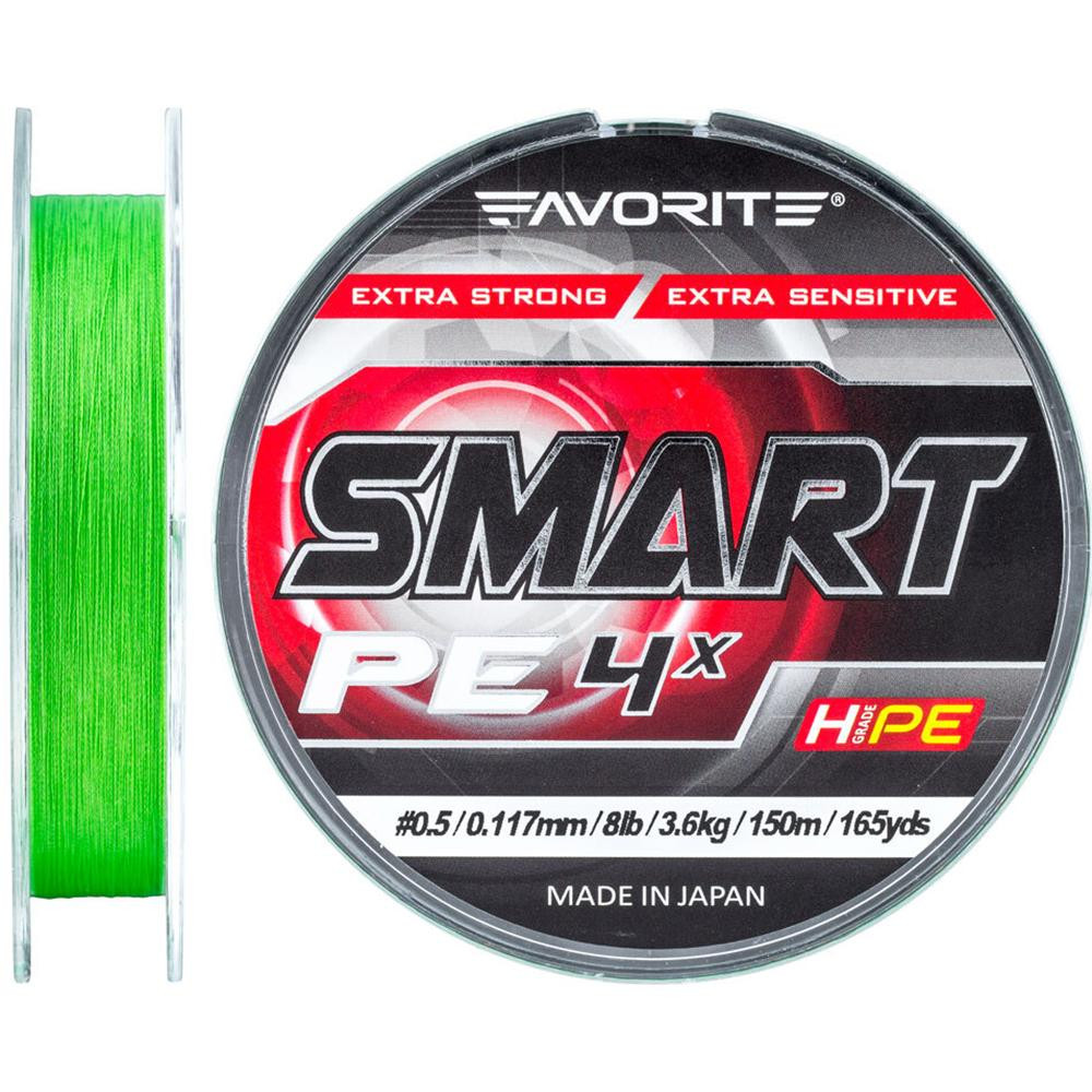 Favorite Smart PE 4x #0.5 Lime (0.117mm 150m 3.60kg) - зображення 1