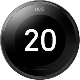   Google Nest Learning Thermostat 3rd Generation Black (T3029EX)