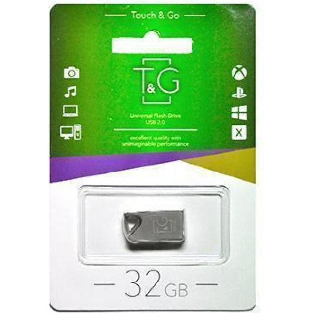 T&G 32 GB Metal Series USB 2.0 (TG114-32G) - зображення 1