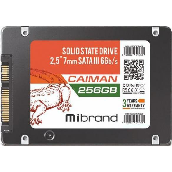 Mibrand Caiman 256 GB (MI2.5SSD/CA256GB) - зображення 1