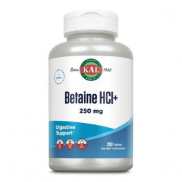   KAL Betaine HCl Plus 250mg 250 таблеток