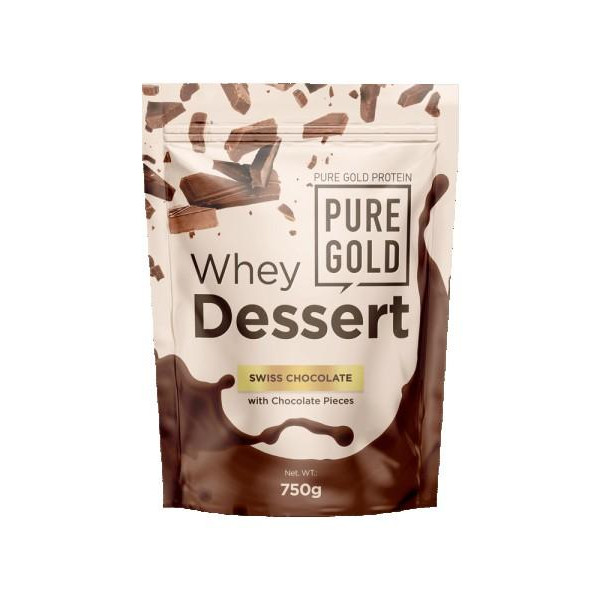 Pure Gold Protein Whey Dessert 750 g /25 servings/ Chocolate - зображення 1