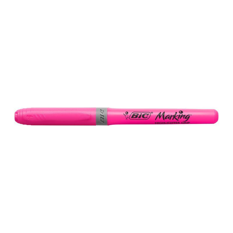 BIC Маркер текстовий  Highlighter Grip, рожевий, 1 шт. (811934) - зображення 1