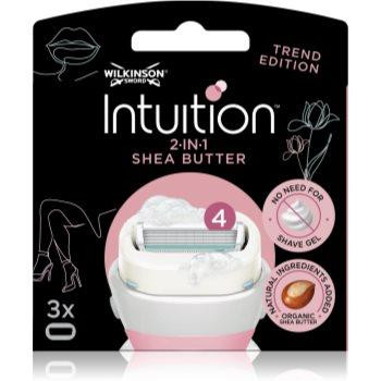 Wilkinson Sword Intuition 2in1 Shea Butter Змінні картриджі 3 кс - зображення 1