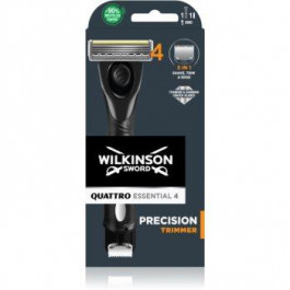   Wilkinson Sword Quattro Precision Trimmer бритва + запасні леза 1 кс