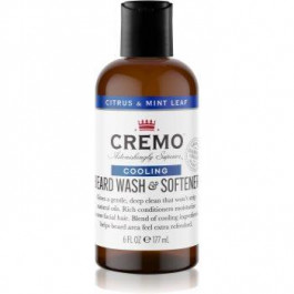   Cremo 2 in 1 Beard Wash & Softener шампунь для бороди для чоловіків Citrus & Mint Leaf 177 мл