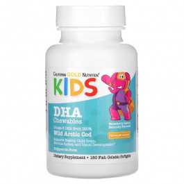   California Gold Nutrition Children's DHA 180 жувальних таблеток