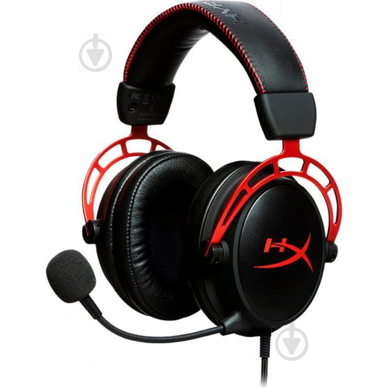 HyperX Cloud Alpha Black/Red (4P5L1AX) - зображення 1