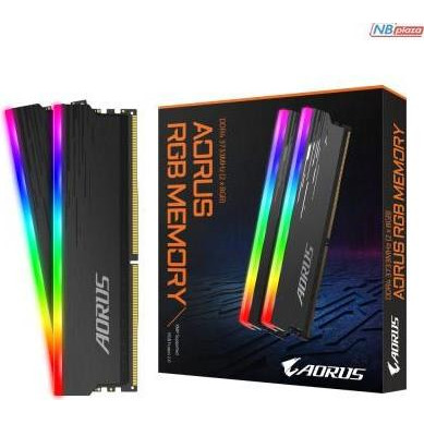 GIGABYTE 16 GB (2x8GB) DDR4 3733 MHz AORUS RGB (GP-ARS16G37D) - зображення 1