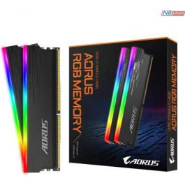   GIGABYTE 16 GB (2x8GB) DDR4 3733 MHz AORUS RGB (GP-ARS16G37D)