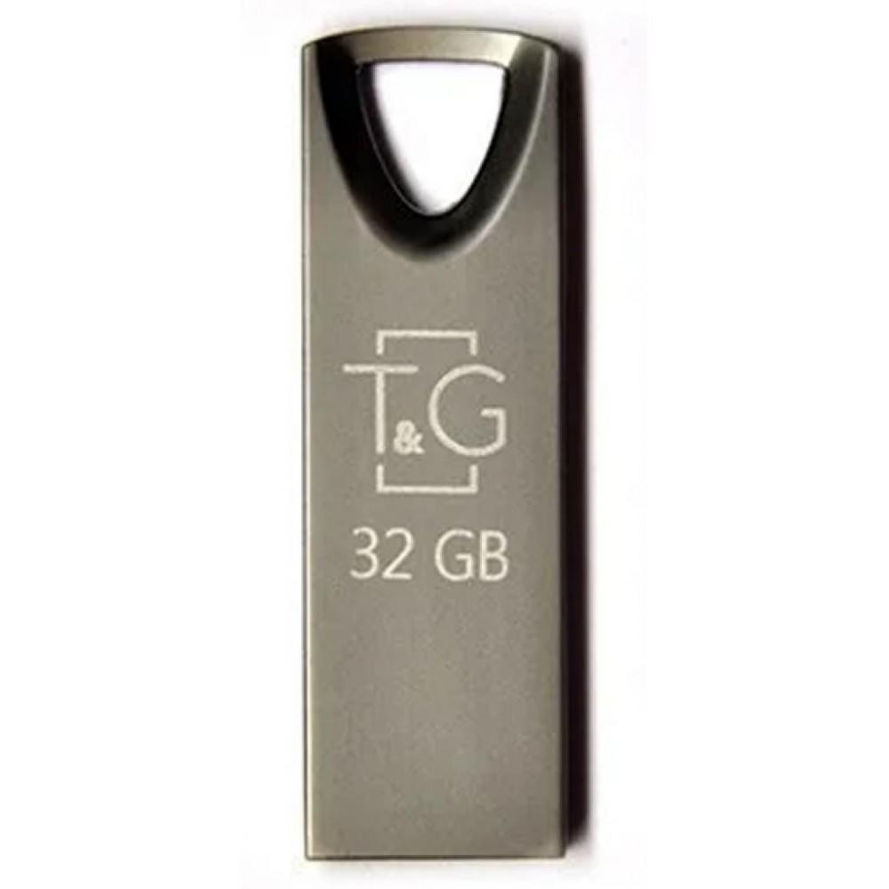 T&G 32 GB 117 Metal Series Black (TG117BK-32G) - зображення 1