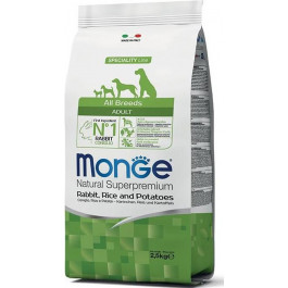   Monge All breeds Adult Rabbit&Rice 2.5 кг (8009470011143)