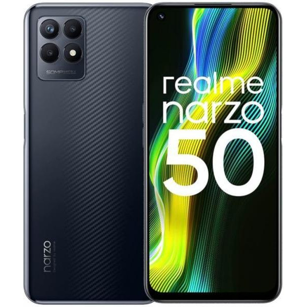 realme Narzo 50 4/64GB Speed Black - зображення 1