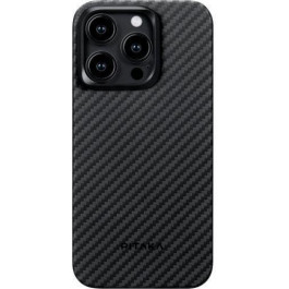   Pitaka MagEZ Case 4 Twill 1500D Black/Grey for iPhone 15 Pro Max (KI1501PM)