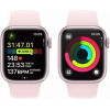 Apple Watch Series 9 GPS 45mm Pink Aluminum Case w. Light Pink Sport Band - M/L (MR9H3) - зображення 4