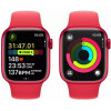 Apple Watch Series 9 GPS 41mm PRODUCT RED Alu. Case w. PRODUCT RED Sport Band - S/M (MRXG3) - зображення 4