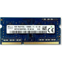   SK hynix 4 GB SO-DIMM DDR3L 1600 MHz (HMT451S6DFR8A-PB)