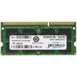   Crucial 4 GB SO-DIMM DDR3 1066 MHz (CT4G3S1067M)