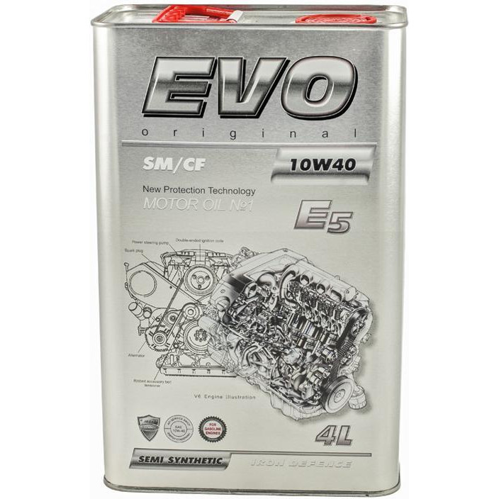 EVO lubricants EVO E5 10W-40 4л - зображення 1