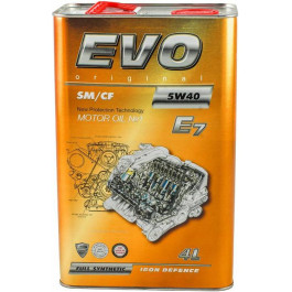   EVO lubricants EVO E7 5W-40 4л