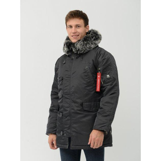 Airboss Парка  Winter Parka S Dark Grey/Silver (0703364662883_A) - зображення 1