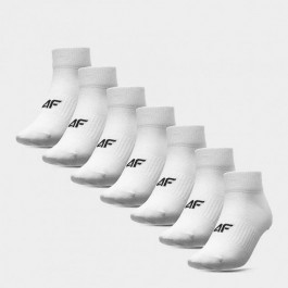   4F Набір шкарпеток  Socks Cas F217 4FWAW23USOCF217-10S 39-42 7 пар Білий (5904698436286)