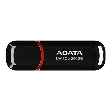 ADATA 256 GB UV150 USB 3.2 Black (AUV150-256G-RBK) - зображення 1