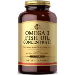   Solgar Omega 3 Fish Oil Concentrate 240 softgels