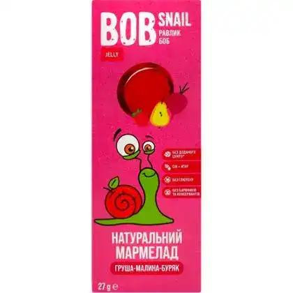 Bob Snail Мармелад  груша-малина-буряк 27 г (4820219344216) - зображення 1