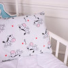 MirSon Подушка антиалергенна  Kids Time 20-0040 Cute white zebra 40x60 Бавовна Низька (2200009665943) - зображення 1