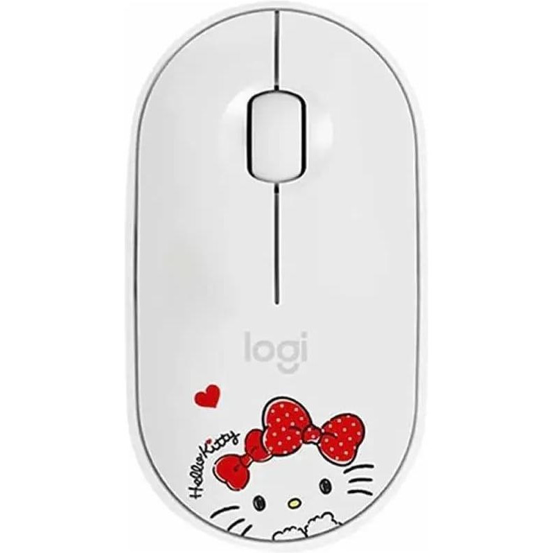 Logitech Pebble M350 Hello Kitty White (910-006031) - зображення 1