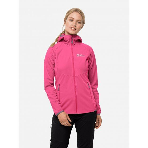 Jack Wolfskin Ветровка  Go Hike Softshell W 1306862-2195 XS Рожева (4064993651416) - зображення 1