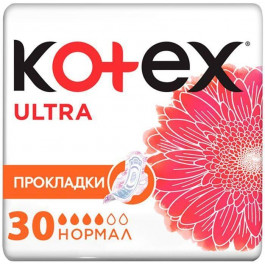   Kotex Прокладки гигиенические  Ultra Normal Quadro 30 шт.