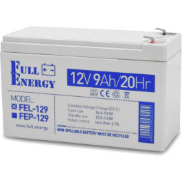   Full Energy 12V 9AH GEL (FEL-129)