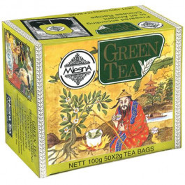   Mlesna Чай зеленый Green Tea (50 пакетиков)