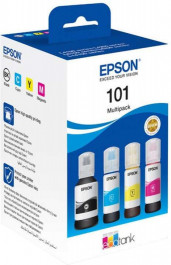   Epson 101 EcoTank 4-colour Multipack (C13T03V64A)