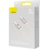 Baseus Crystal Shine Series Fast Charging Data Cable Type-C to Lightning 20W 1.2m Pink (CAJY001304) - зображення 6