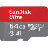 SanDisk 64 GB microSDXC UHS-I U1 A1 Class 10 Ultra (SDSQUAB-064G-GN6IA) - зображення 2