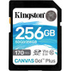 Kingston 256 GB SDXC class 10 UHS-I U3 Canvas Go! Plus SDG3/256GB - зображення 1