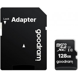   GOODRAM 128 GB microSDXC class 10 UHS-I + SD Adapter M1AA-1280R12