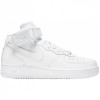 Nike Білі жіночі кеди  WMNS AIR FORCE 1 &apos;07 MID REC DD9625-100 - зображення 1